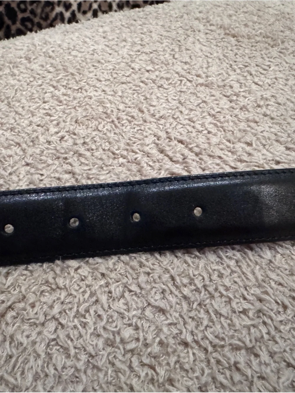Allen Edmonds Custom Calf Leather Belt 40/100 Black Leather Lined Made in USA